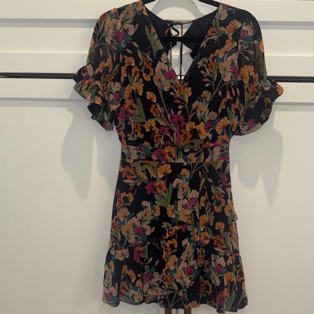 Adelyn Rae Penelope Ruffle Mini Dress - Picture 3 of 4
